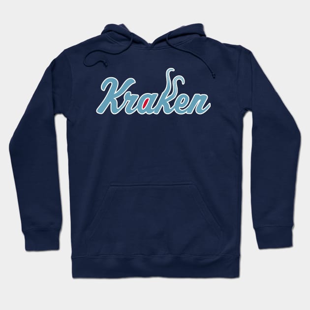 Kraken Script Hoodie by twothree